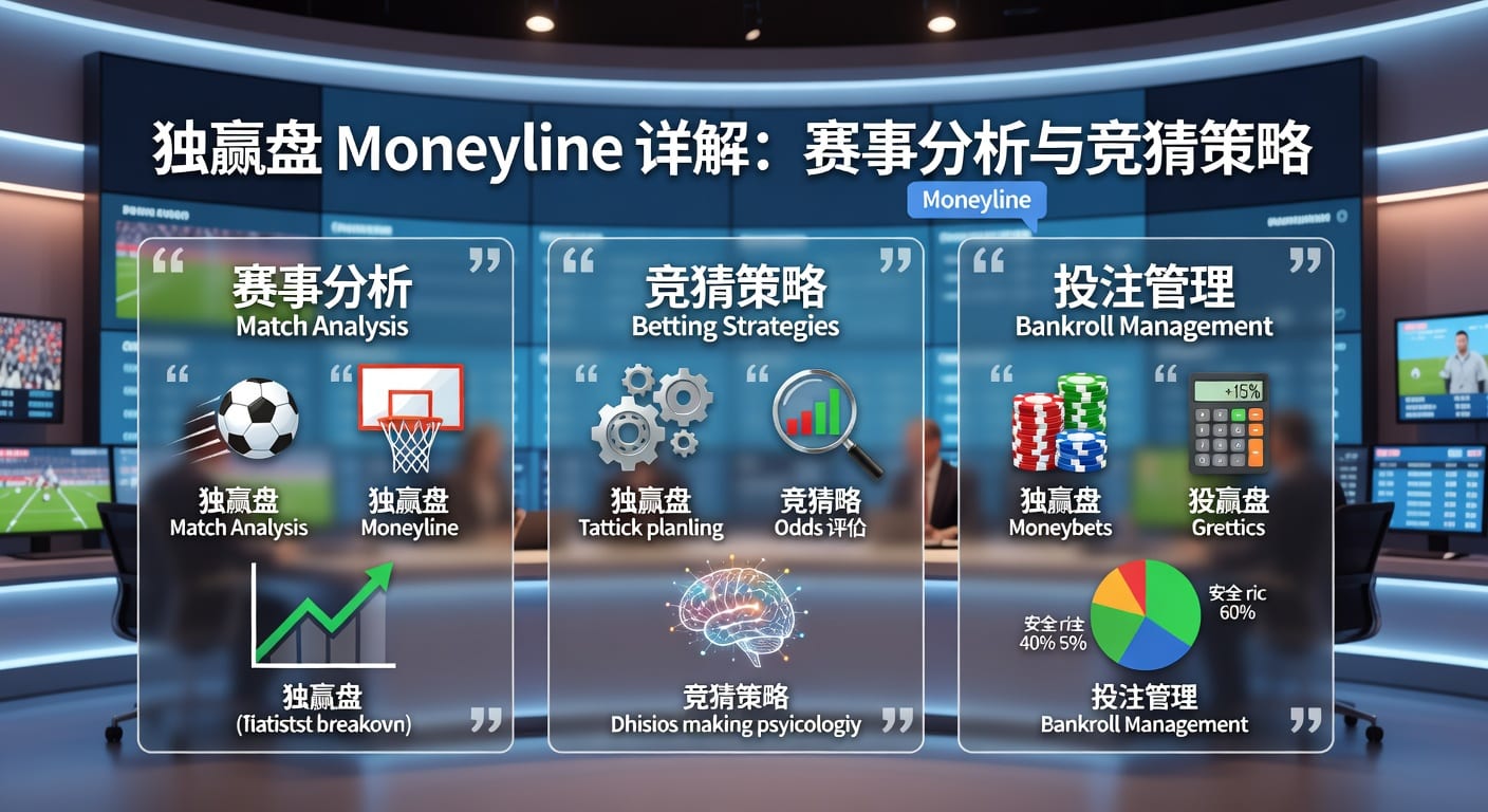 独赢盘 moneyline 实战解析：投注技巧与胜负判断