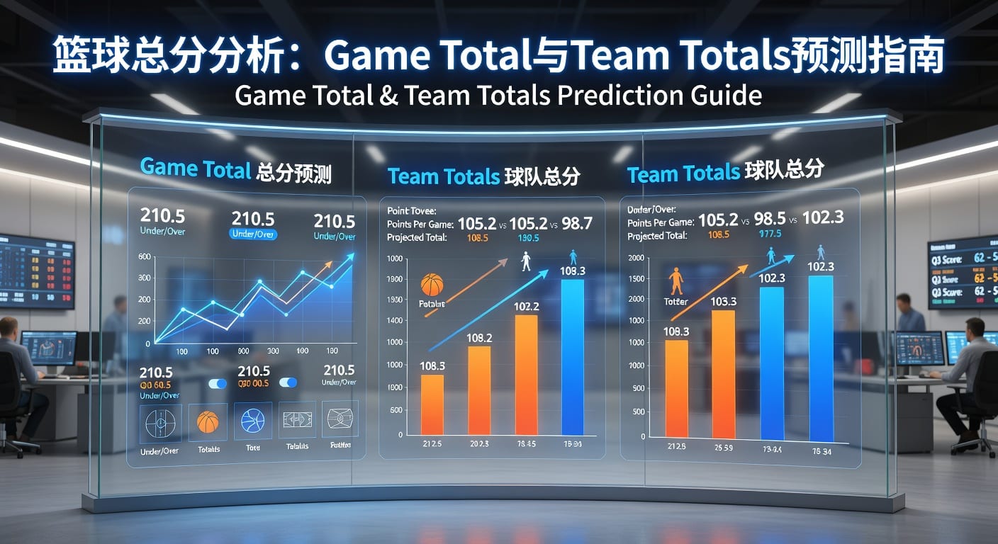 篮球总分 game total team totals 盘口读法与实战判断